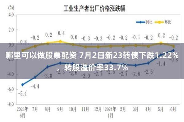 哪里可以做股票配资 7月2日新23转债下跌1.22%，转股溢价率33.7%